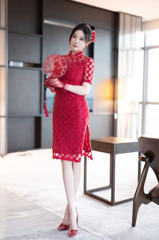 新春旗袍 中式婚服 - 杨晨晨